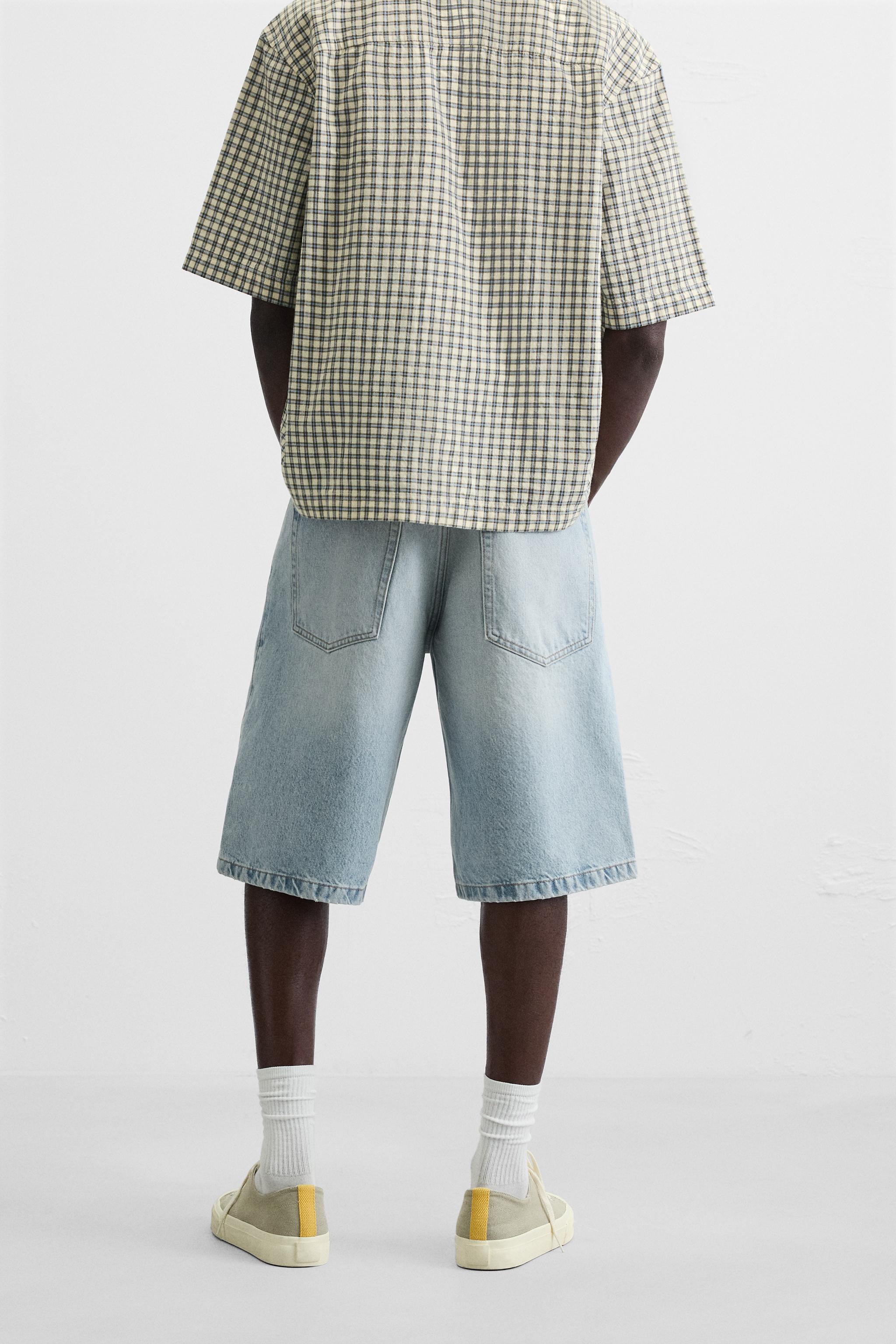 SHORT EN DENIM COUPE BAGGY